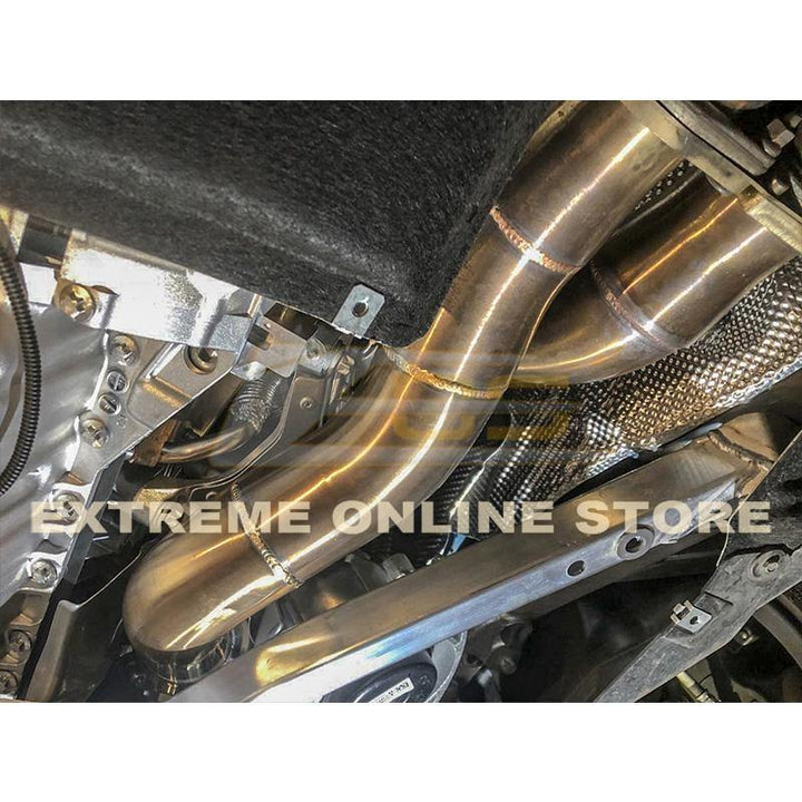 2014-Up M4 / M3 / M2 Competition S55 Engine Race Cat Down Pipes - Extreme Online Store