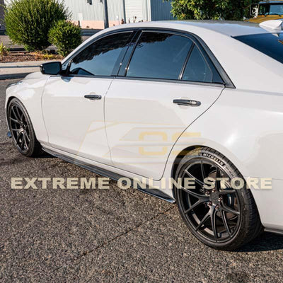 2014-19 Cadillac CTS Carbon Fiber Side Skirts Rocker Panels - Extreme Online Store