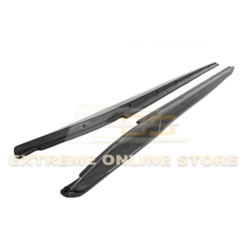 2014-19 Cadillac CTS Carbon Fiber Side Skirts Rocker Panels - Extreme Online Store