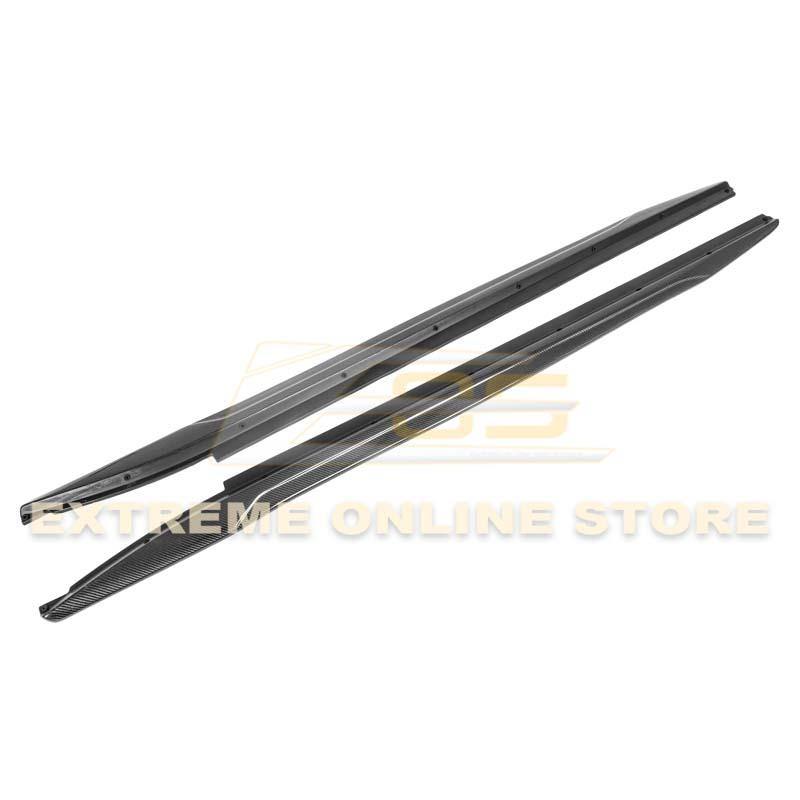 2014-19 Cadillac CTS Carbon Fiber Front Splitter & Side Skirts - Extreme Online Store