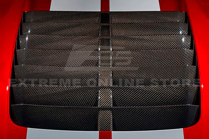 2020-23 Ford Mustang GT500 DRY CARBON FIBER Front Hood Vent