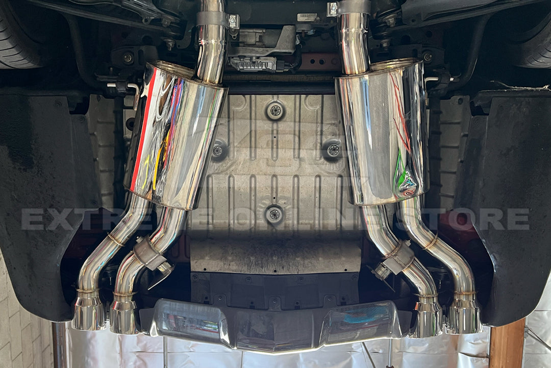 2016-19 Cadillac CTS-V Dual-Mode Mufflers Axle-Back Exhaust System