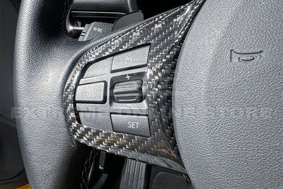 2020-Up Toyota Supra Carbon Fiber Steering Wheel Trim Cover