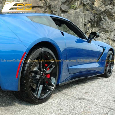 Corvette C7 Stingray / Z51 Carbon Flash Side Skirts Rocker Panels - ExtremeOnlineStore