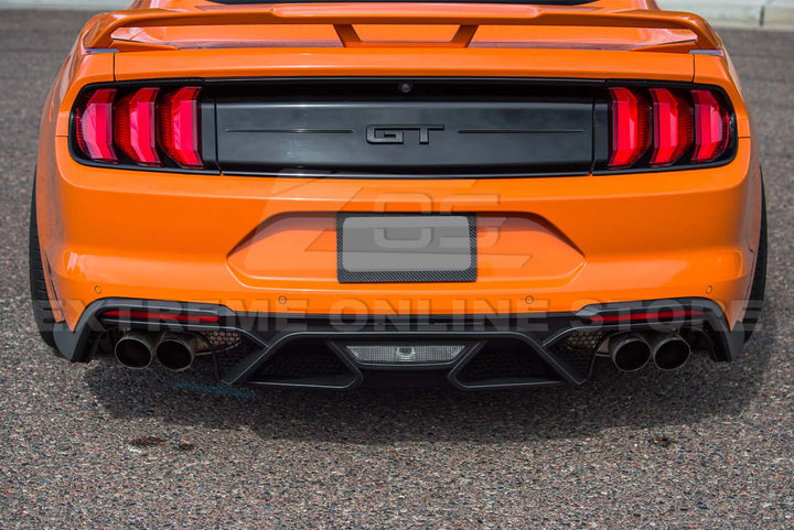 2018-22 Ford Mustang GT500 Rear Bumper Quad Tips Diffuser