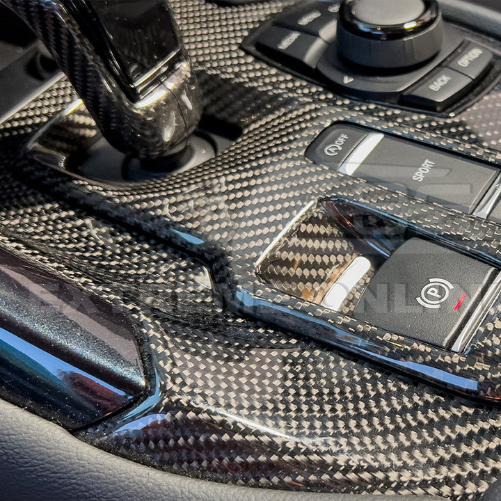2020-Up Toyota Supra Carbon Fiber Center Gear Shift Box Cover