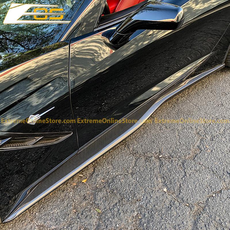 Corvette C7 Stingray / Z51 Front Splitter Lip &amp; Side Skirts Rocker Panels - ExtremeOnlineStore