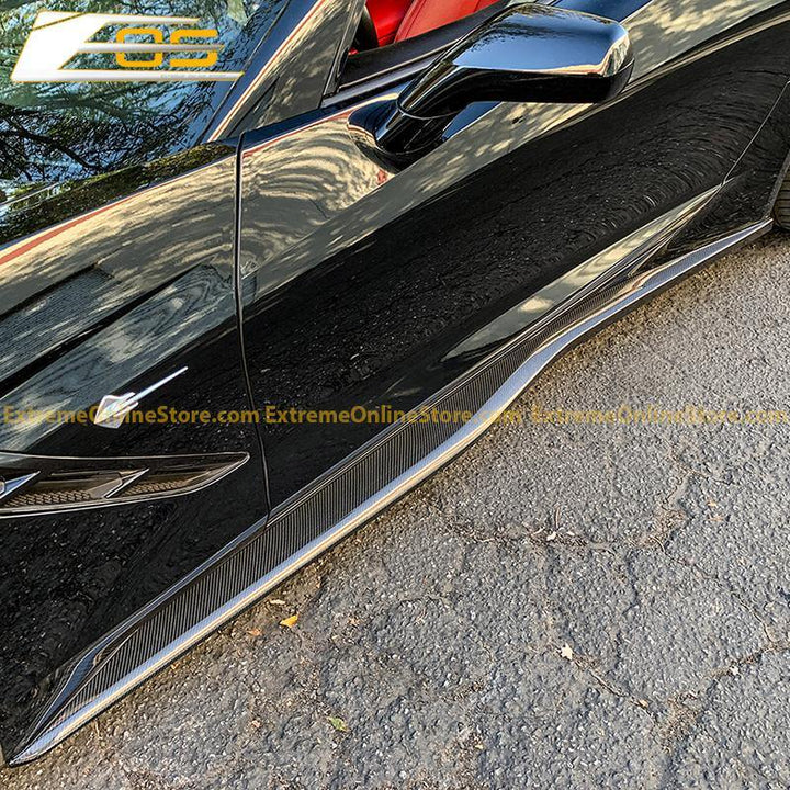 Corvette C7 Stingray / Z51 Front Splitter Lip &amp; Side Skirts Rocker Panels - ExtremeOnlineStore