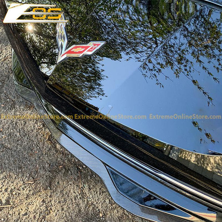Corvette C7 Stingray / Z51 Front Splitter Lip &amp; Side Skirts Rocker Panels - ExtremeOnlineStore
