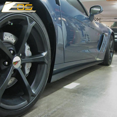 Corvette C6 Grand Sport / Z06 Front Splitter Lip & Side Skirts Rocker Panels - ExtremeOnlineStore