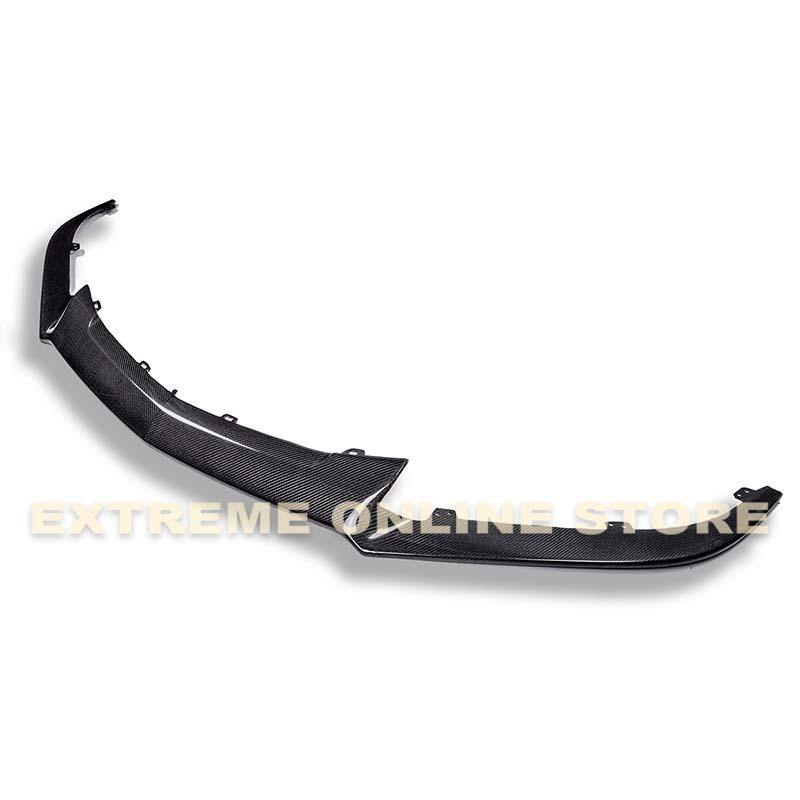 2016-Present Cadillac CTS-V Carbon Fiber Front Splitter &amp; Side Skirts Rockerst - Extreme Online Store