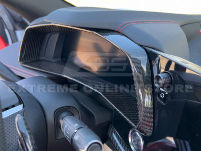Chevrolet Corvette C8 Carbon Fiber Gauge Cluster Cover
