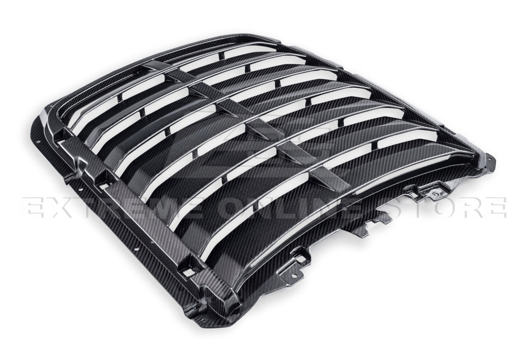 2020-23 Ford Mustang GT500 DRY Carbon Fiber Front Hood Vent &amp; Rain Tray Cover