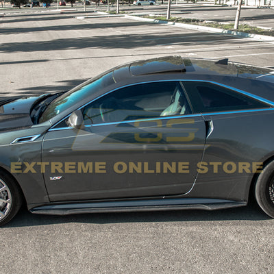 2009-15 Cadillac CTS-V Coupe Carbon Fiber Side Skirts