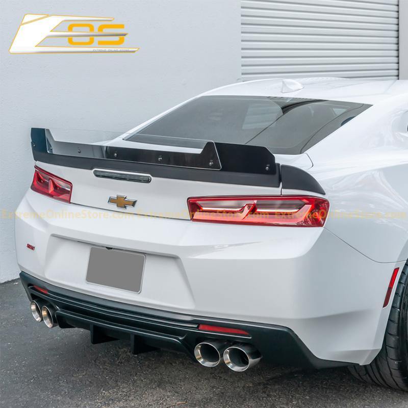 Camaro Extended Version 2 Wickerbill Rear Trunk Spoiler SS 1LE Track Package - Extreme Online Store