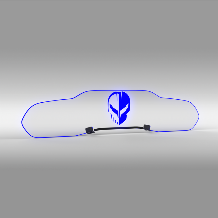 WindRestrictor® C8 Coupe Rear Add On Glow Plate
