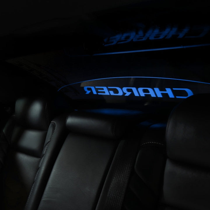 WindRestrictor® 2006-Up Dodge Charger Rear Add On Glow Plate