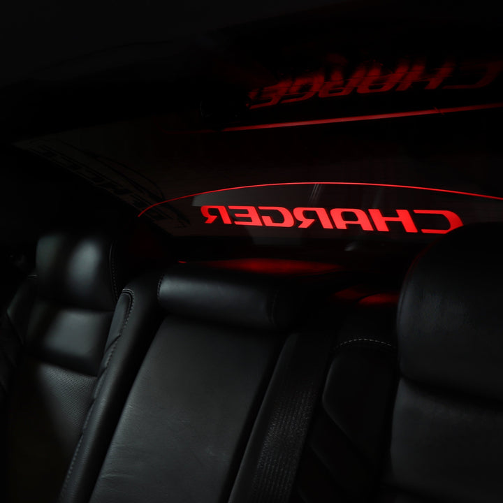 WindRestrictor® 2006-Up Dodge Charger Rear Add On Glow Plate