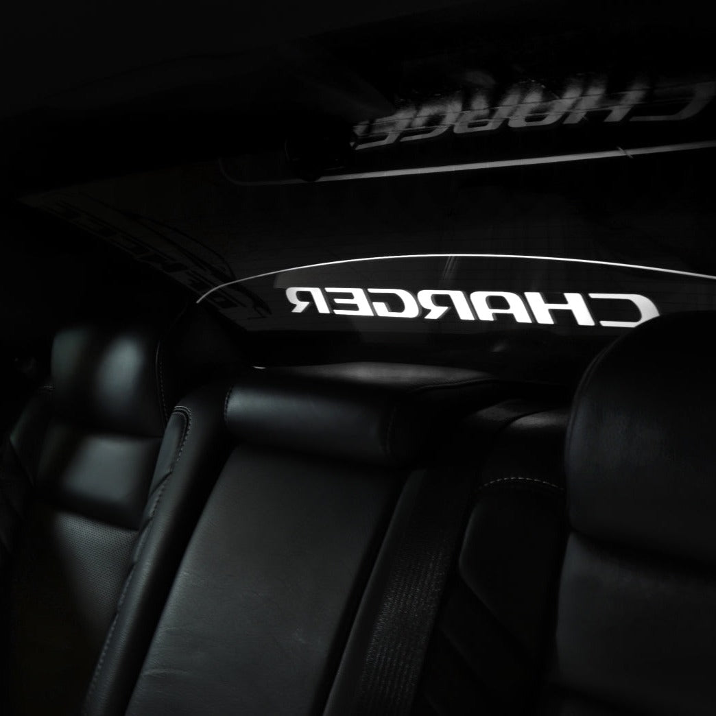 WindRestrictor® 2006-Up Dodge Charger Rear Add On Glow Plate