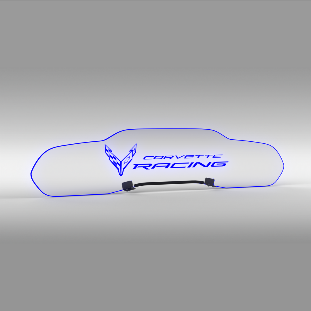 WindRestrictor® C8 Coupe Rear Add On Glow Plate