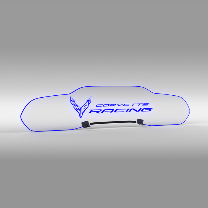 WindRestrictor® C8 Coupe Rear Add On Glow Plate