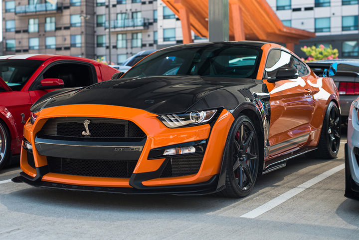 2020-23 Ford Mustang GT500 DRY CARBON FIBER Front Hood Vent