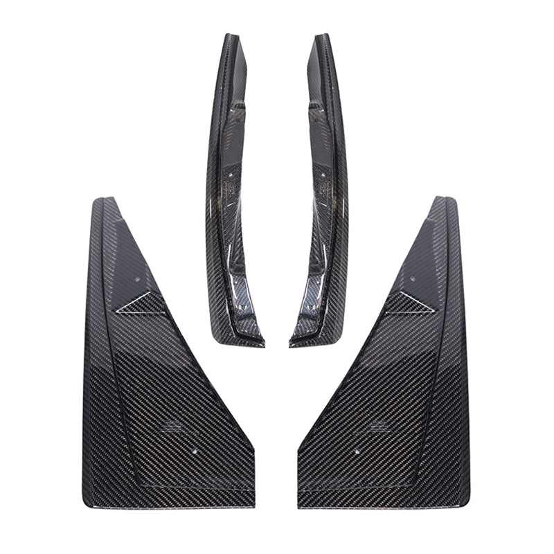 2009-14 Cadillac CTS-V Carbon Fiber Splash Guard Mud Flaps