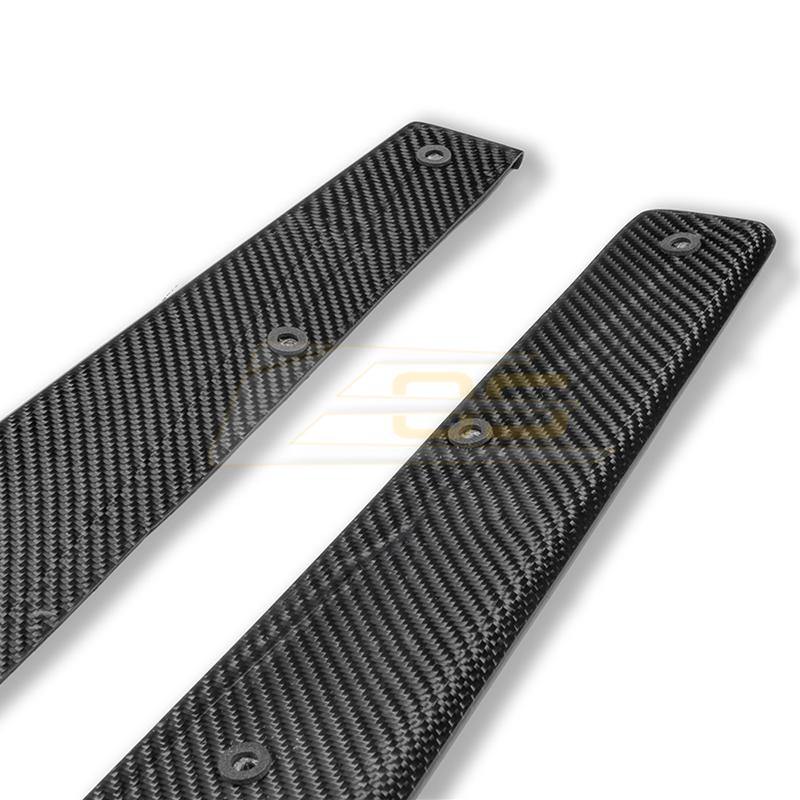 Carbon Fiber Front Splitter Lip W/ Side Skirts | 14-Present BMW F80 M3 - ExtremeOnlineStore