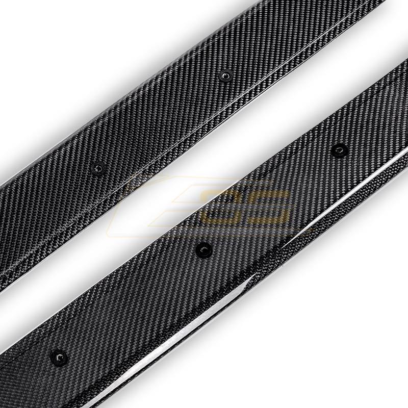 Carbon Fiber Front Splitter Lip W/ Side Skirts | 14-Present BMW F80 M3 - ExtremeOnlineStore