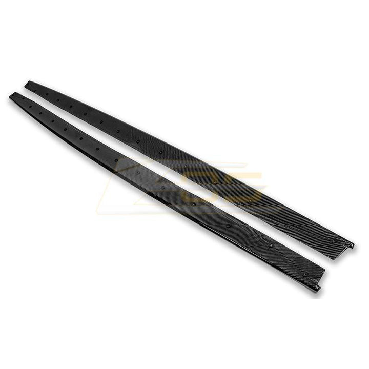 Carbon Fiber Front Splitter Lip W/ Side Skirts | 14-Present BMW F80 M3 - ExtremeOnlineStore
