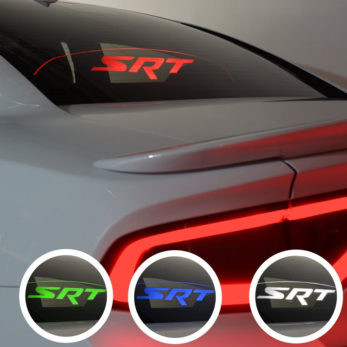 WindRestrictor® 2006-Up Dodge Charger Rear Add On Glow Plate