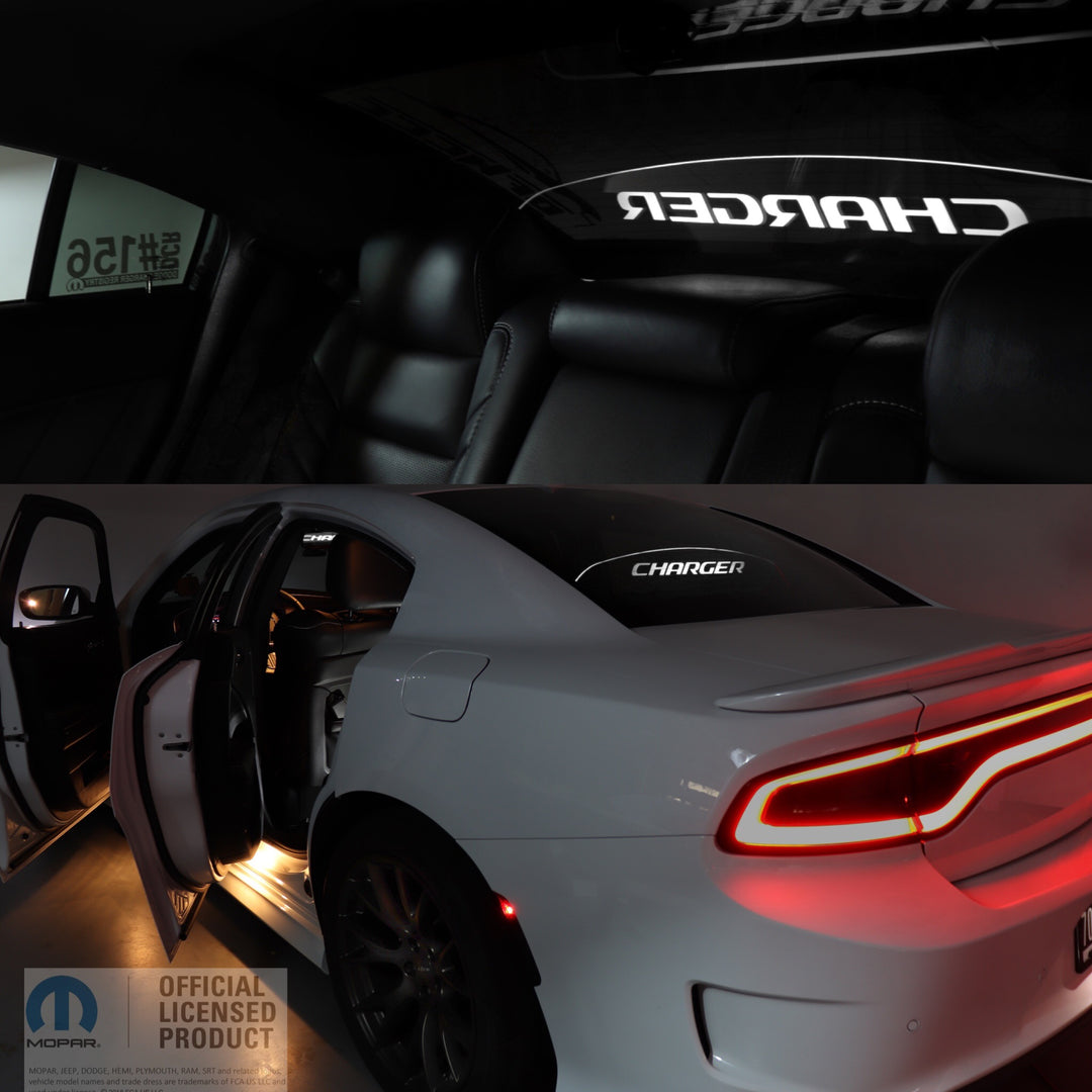 WindRestrictor® 2006-Up Dodge Charger Rear Add On Glow Plate