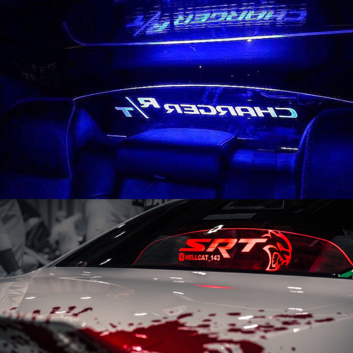 WindRestrictor® 2006-Up Dodge Charger Rear Add On Glow Plate