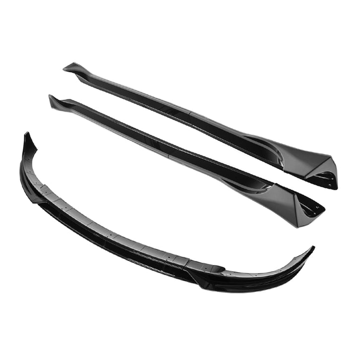 2020-24 Tesla Model Y Front Splitter Lip &amp; Side Skirt