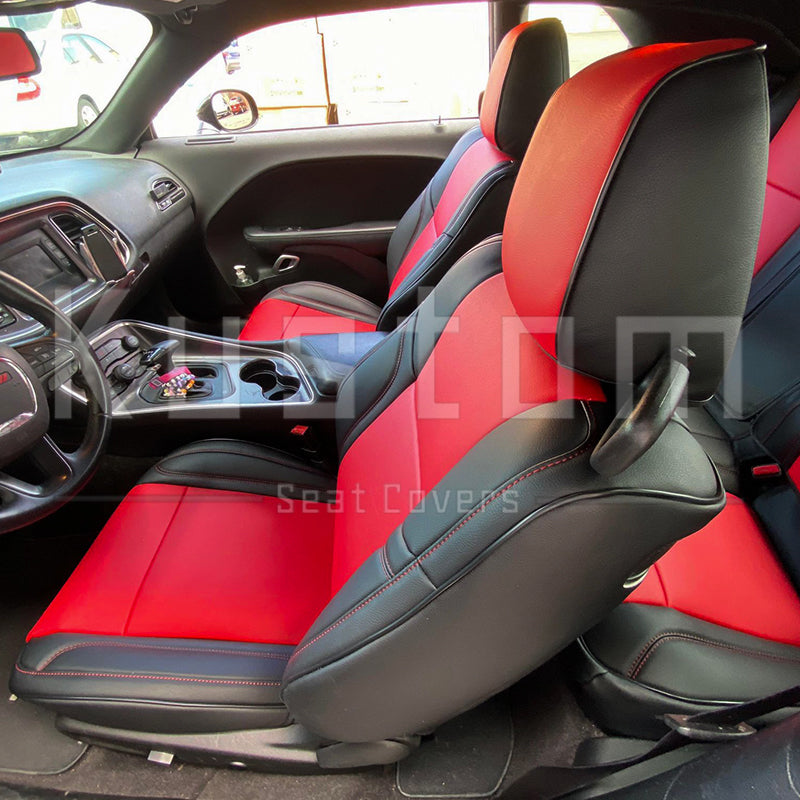 2015-Up Dodge Charger Custom Leather Seat Cover (Sport Seats)