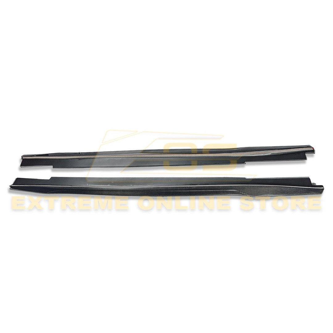 2016-Present Cadillac CTS-V Carbon Fiber Side Skirts Rocker Panels - Extreme Online Store