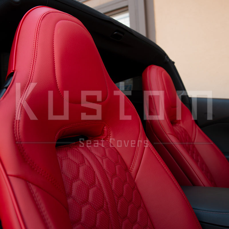 Chevrolet Corvette C7 Custom Leather Seat Covers
