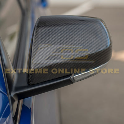 2016-19 Cadillac ATS ATS-V Sedan Carbon Fiber Mirror Covers