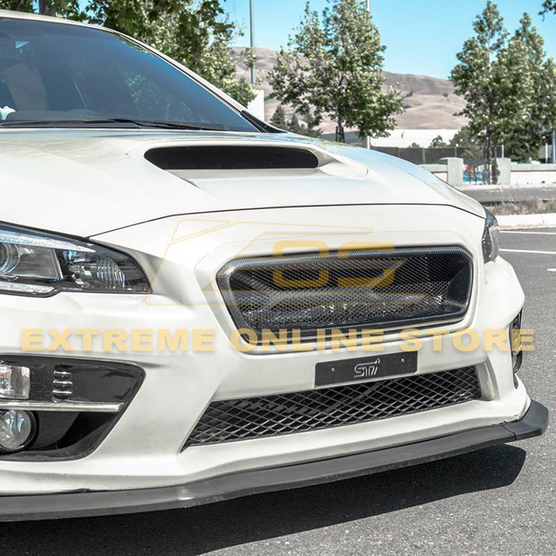 2015-17 Subaru WRX STi | CS Style Carbon Fiber Front Grille Cover - Extreme Online Store