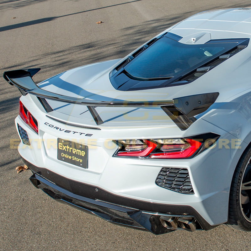 Chevrolet Corvette C8 Extended Rear Trunk Spoiler High Wing - EOS