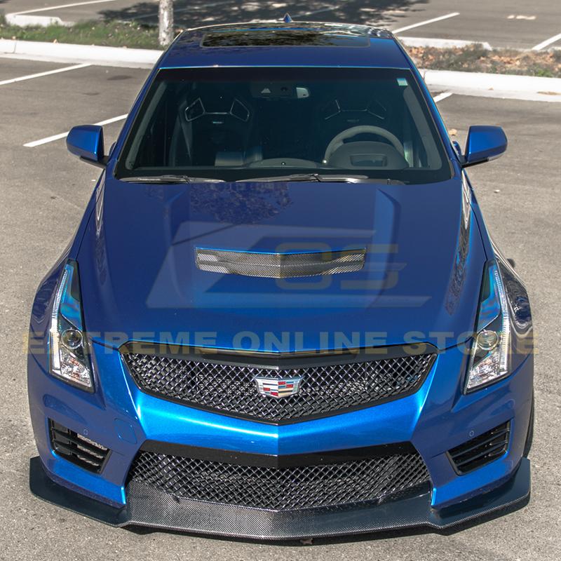 2016-19 Cadillac ATS-V Carbon Fiber Front Splitter &amp; Side Skirts