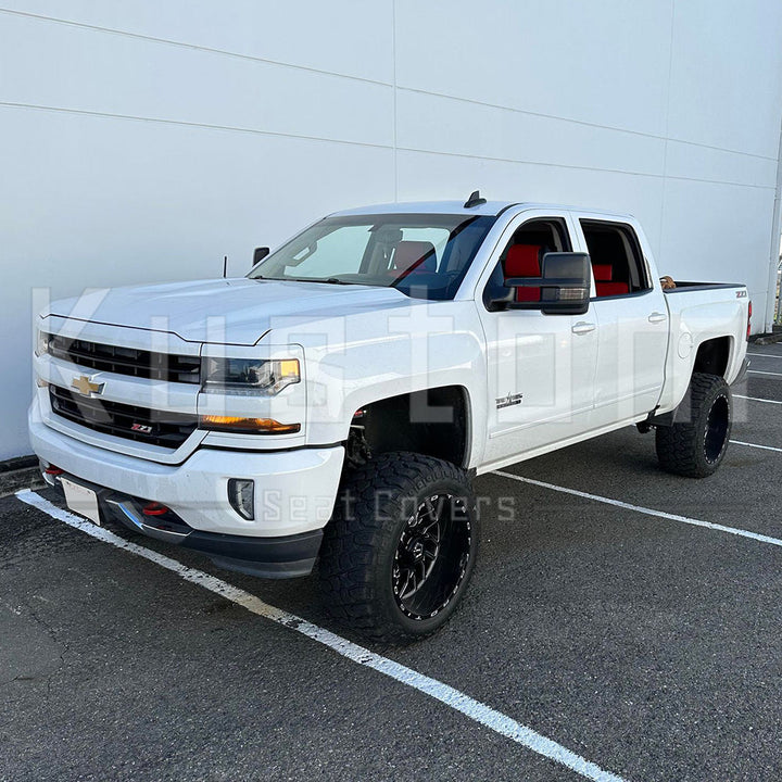 2014-18 Chevrolet Silverado Premium Custom Leather Seat Covers