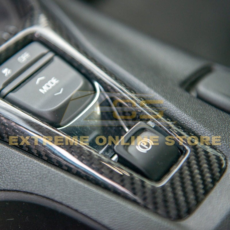 6th gen Camaro Dash Panel Radio Carbon Fiber Trim Cover