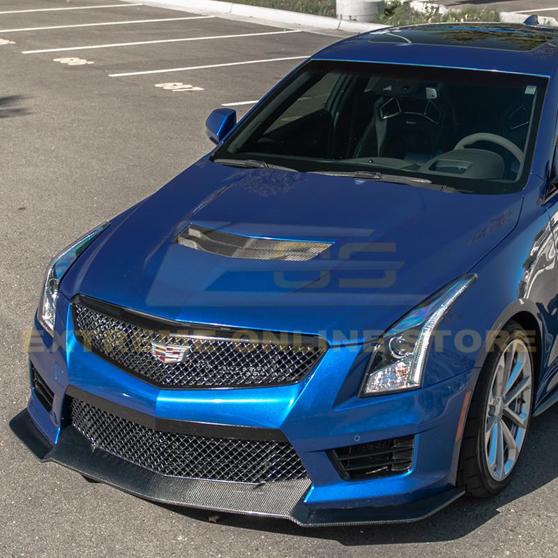 2016-19 Cadillac ATS-V Carbon Fiber Front Splitter &amp; Side Skirts
