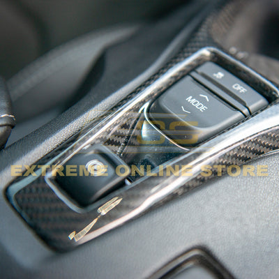 6th Gen Camaro Carbon Fiber Center Console Gear Shift Panel Cover
