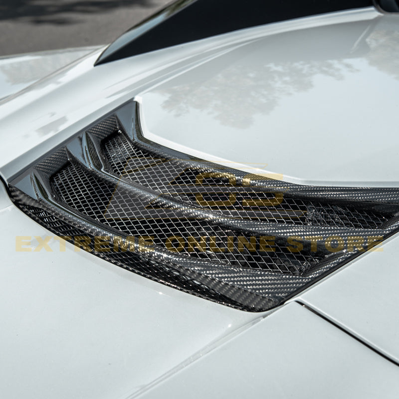 Eightless Design 2020-Up Corvette C8 Convertible Carbon Fiber Rear Hatch Vent