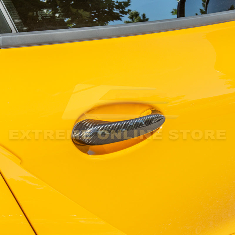 2020-Up Toyota Supra Carbon Fiber Side Door Handle Cover