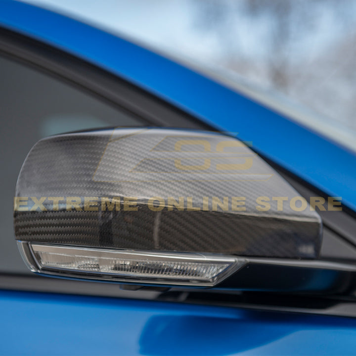 2013-18 Cadillac ATS ATS-V Sedan | GM Factory DRY CARBON FIBER Side Mirror Covers