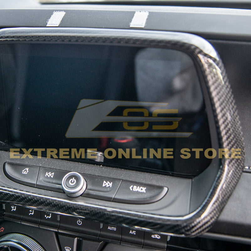 6th Gen Camaro Dash Panel Radio Carbon Fiber Interior Trim Cover