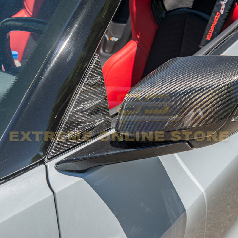 Corvette C8 Carbon Fiber Anti Wind Buffeting Cover